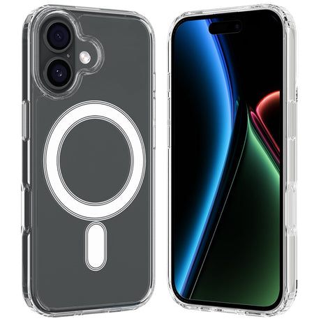 EIDERWOOD iPhone 17 Hybrid Plastik Cover - MagSafe Kompatibel - Gennemsigtig