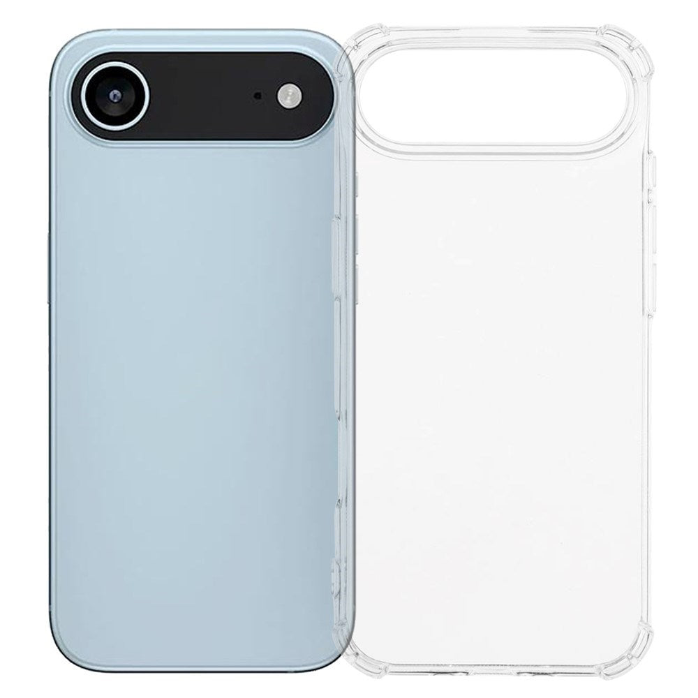 EIDERWOOD iPhone Air Fleksibelt Plastik Cover m. Forstærkede Hjørner - Gennemsigtig