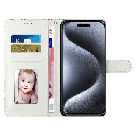 EIDERWOOD iPhone Air Imiteret Læder Cover m. Pung & Strop - Ulve