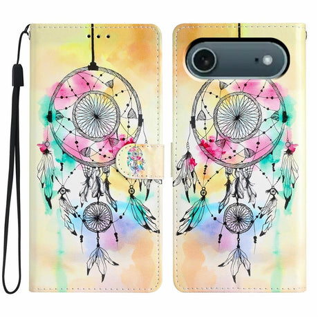 EIDERWOOD iPhone Air Imiteret Læder Cover m. Pung & Strop - Drømmefanger