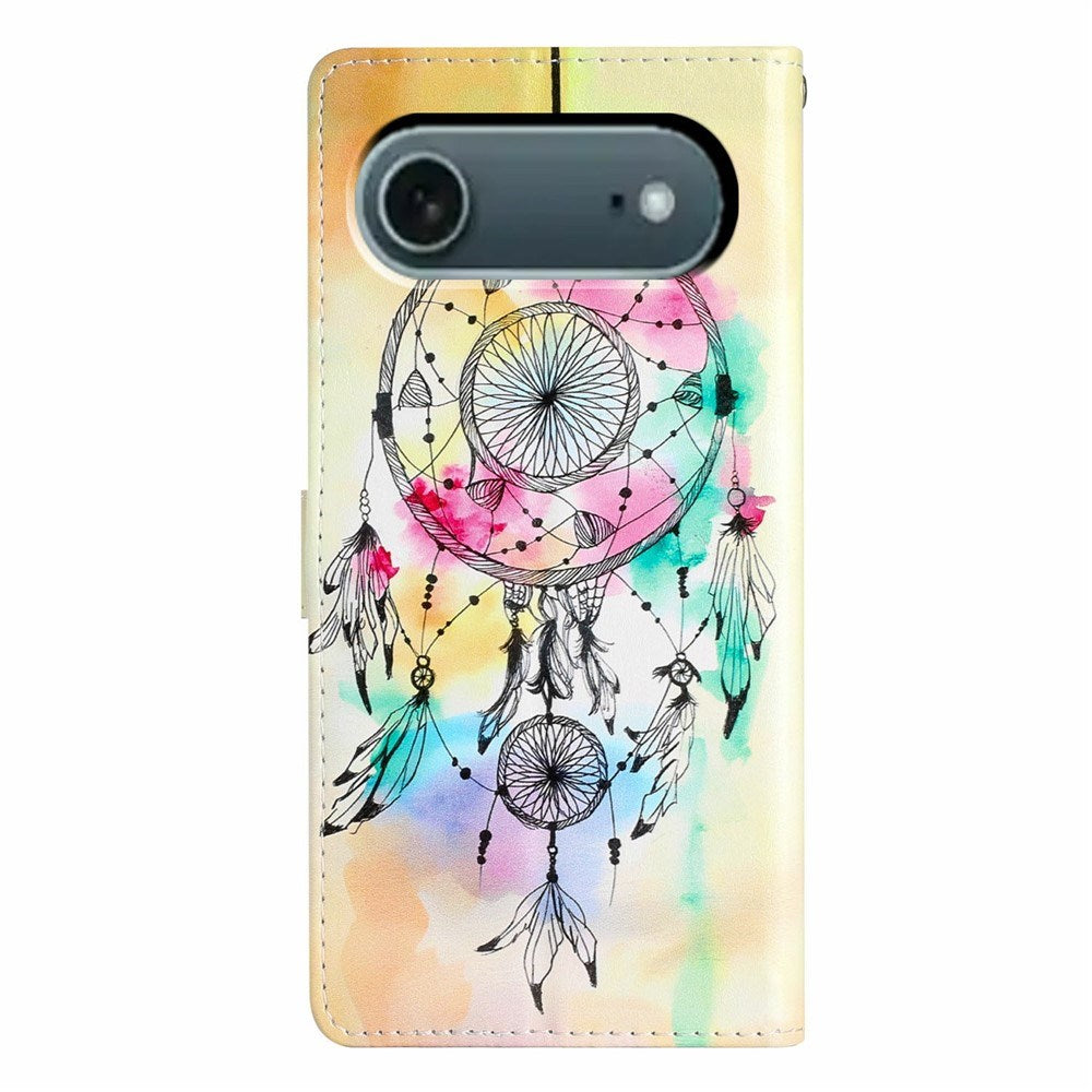 EIDERWOOD iPhone Air Imiteret Læder Cover m. Pung & Strop - Drømmefanger