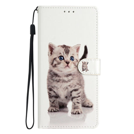 EIDERWOOD iPhone Air Imiteret Læder Cover m. Pung & Strop - Kattekilling