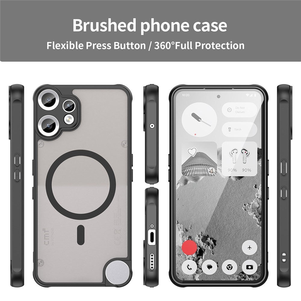 Nothing CMF Phone 2 Pro EIDERWOOD Hybrid Plastik Cover - MagSafe Kompatibel - Sort