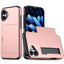 EIDERWOOD iPhone 17 Hybrid Cover m. Kortholder - Rose Gold