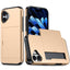 EIDERWOOD iPhone 17 Hybrid Cover m. Kortholder - Guld