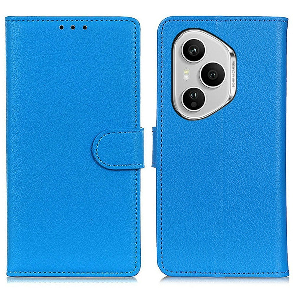 EIDERWOOD Honor 400 Pro Kunstlæder Flip Cover m. Kortholder & Ståfunktion - Blå