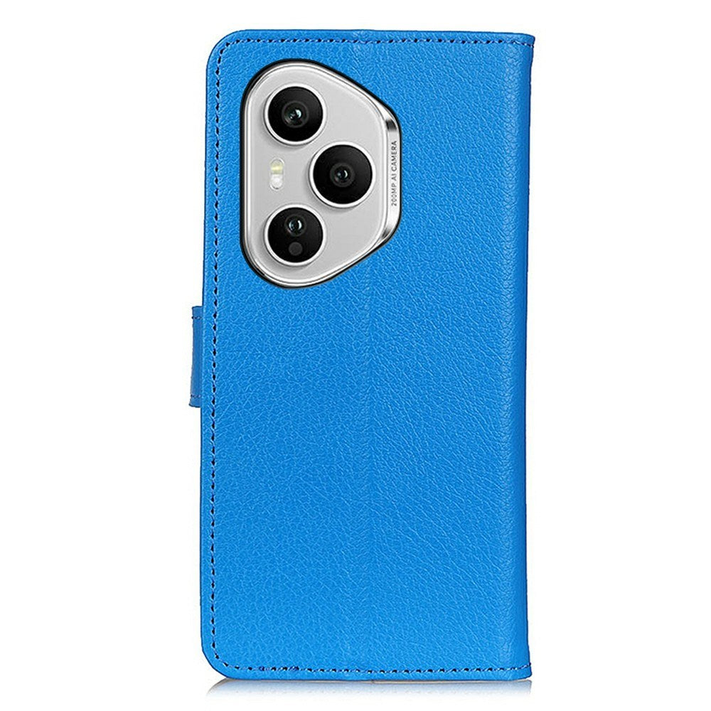 EIDERWOOD Honor 400 Pro Kunstlæder Flip Cover m. Kortholder & Ståfunktion - Blå