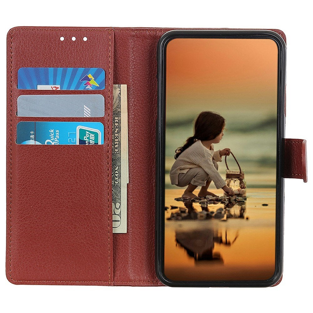 EIDERWOOD Honor 400 Pro Kunstlæder Flip Cover m. Kortholder & Ståfunktion - Brun
