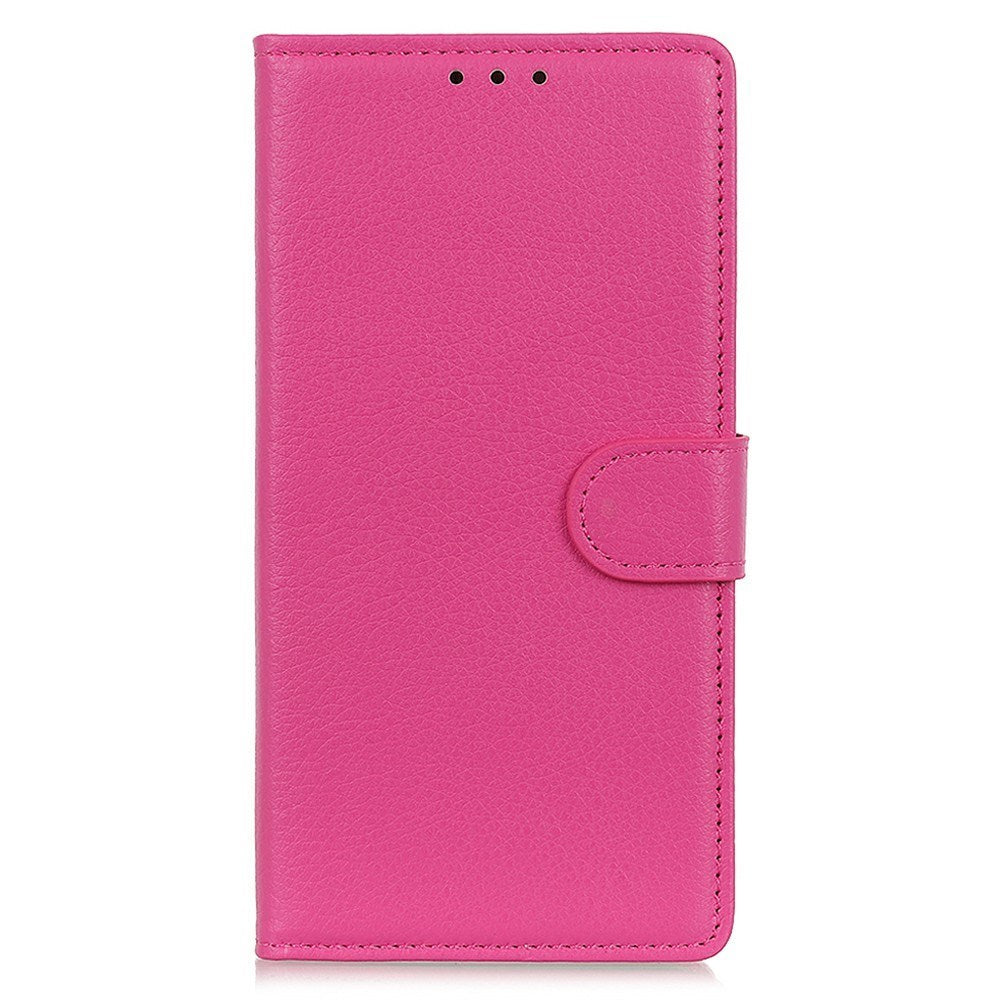 EIDERWOOD Honor 400 Pro Kunstlæder Flip Cover m. Kortholder & Ståfunktion - Lyserød