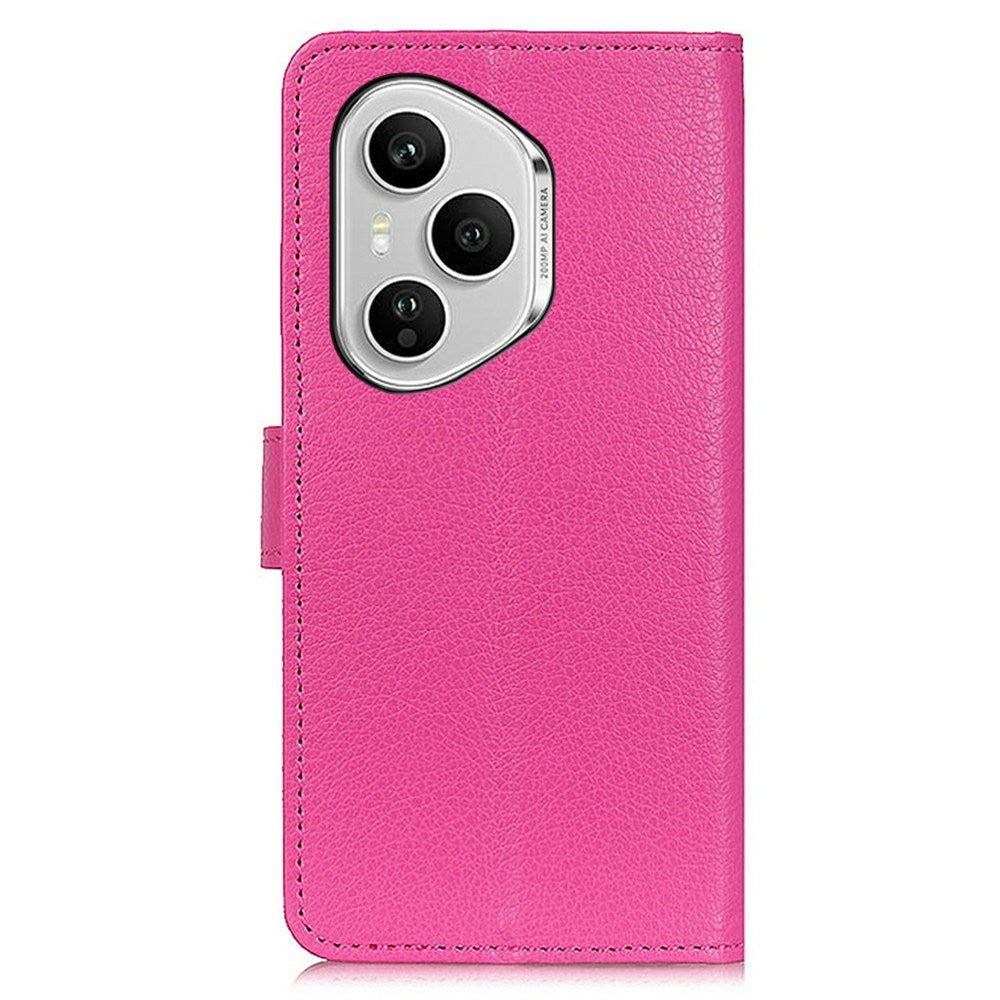 EIDERWOOD Honor 400 Pro Kunstlæder Flip Cover m. Kortholder & Ståfunktion - Lyserød