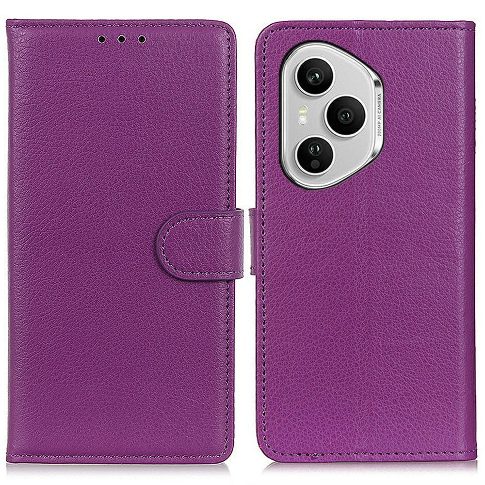 EIDERWOOD Honor 400 Pro Kunstlæder Flip Cover m. Kortholder & Ståfunktion - Lilla