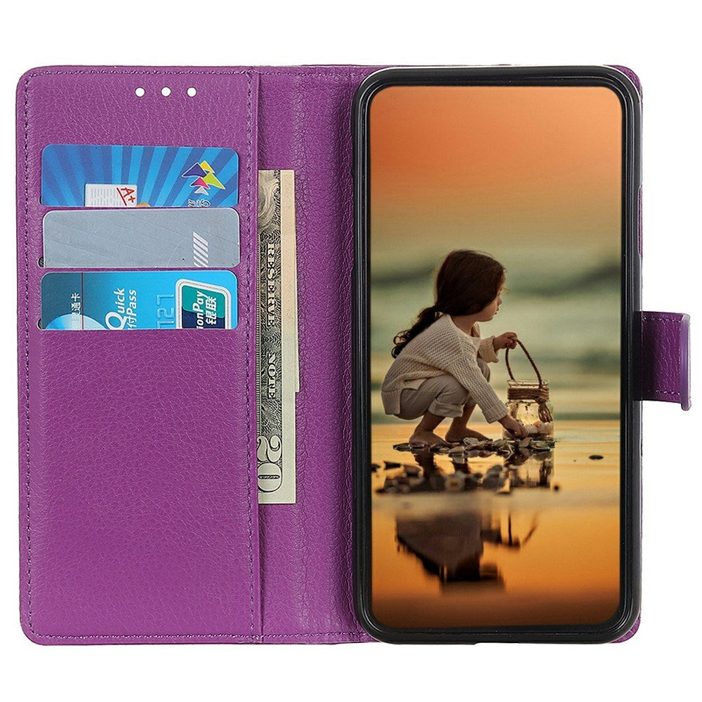 EIDERWOOD Honor 400 Pro Kunstlæder Flip Cover m. Kortholder & Ståfunktion - Lilla