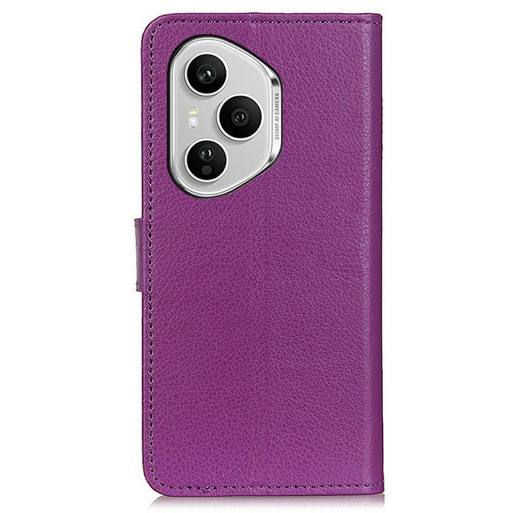 EIDERWOOD Honor 400 Pro Kunstlæder Flip Cover m. Kortholder & Ståfunktion - Lilla