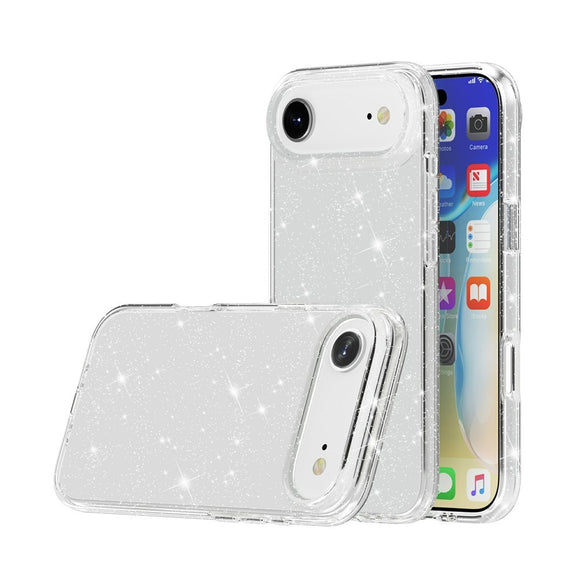 EIDERWOOD iPhone Air Hybrid Plastik Cover - Hvid Glitter