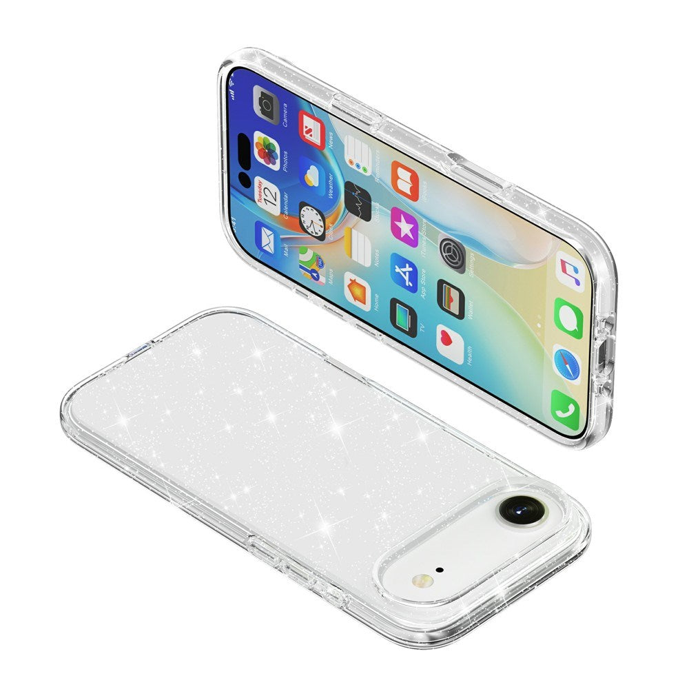 EIDERWOOD iPhone Air Hybrid Plastik Cover - Hvid Glitter