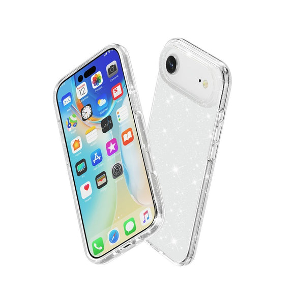 EIDERWOOD iPhone Air Hybrid Plastik Cover - Hvid Glitter