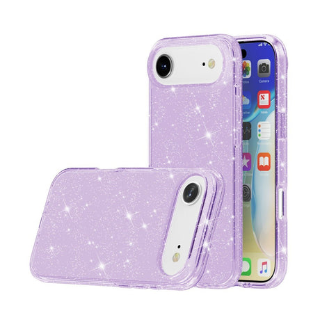 EIDERWOOD iPhone Air Hybrid Plastik Cover - Lilla Glitter