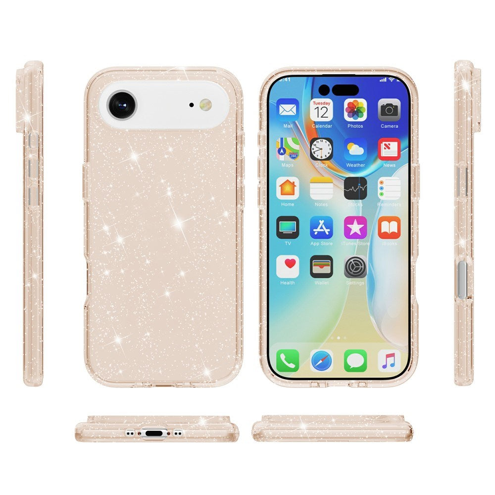 EIDERWOOD iPhone Air Hybrid Plastik Cover - Guld Glitter