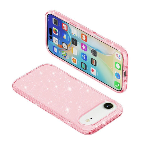 EIDERWOOD iPhone Air Hybrid Plastik Cover - Lyserød Glitter