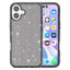 EIDERWOOD iPhone 17 Hybrid Plastik Cover - Sort Glitter