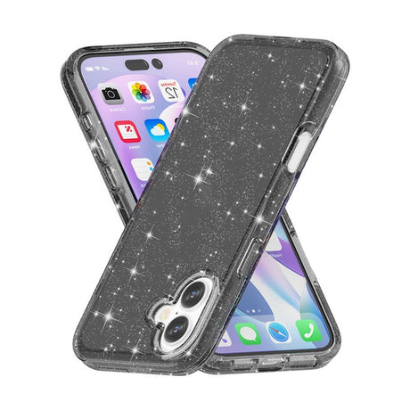 EIDERWOOD iPhone 17 Hybrid Plastik Cover - Sort Glitter