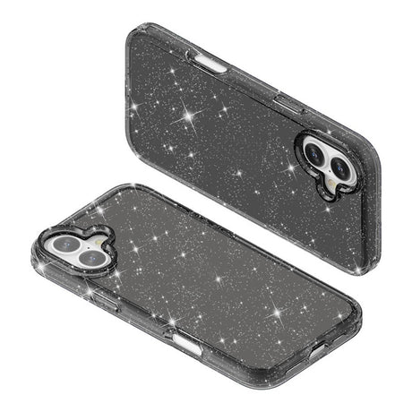 EIDERWOOD iPhone 17 Hybrid Plastik Cover - Sort Glitter