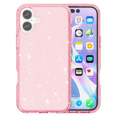 EIDERWOOD iPhone 17 Hybrid Plastik Cover - Lyserød Glitter