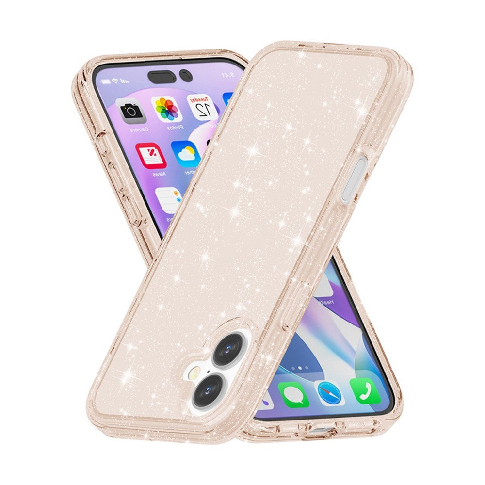 EIDERWOOD iPhone 17 Hybrid Plastik Cover - Guld Glitter