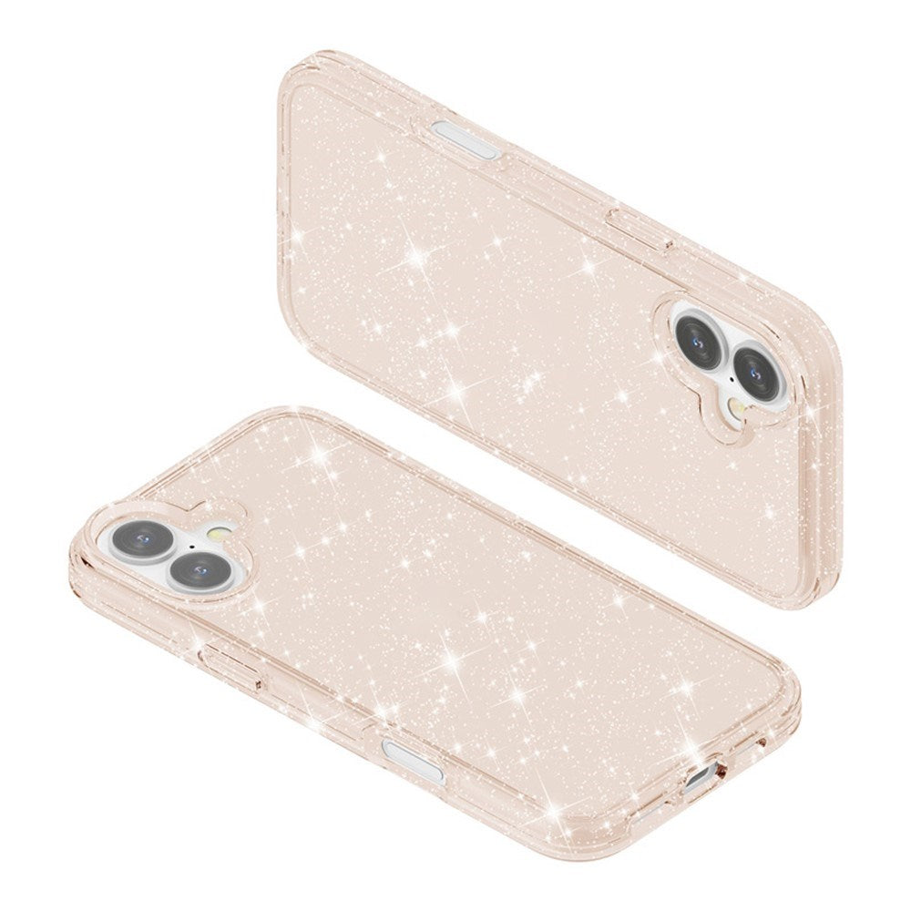 EIDERWOOD iPhone 17 Hybrid Plastik Cover - Guld Glitter
