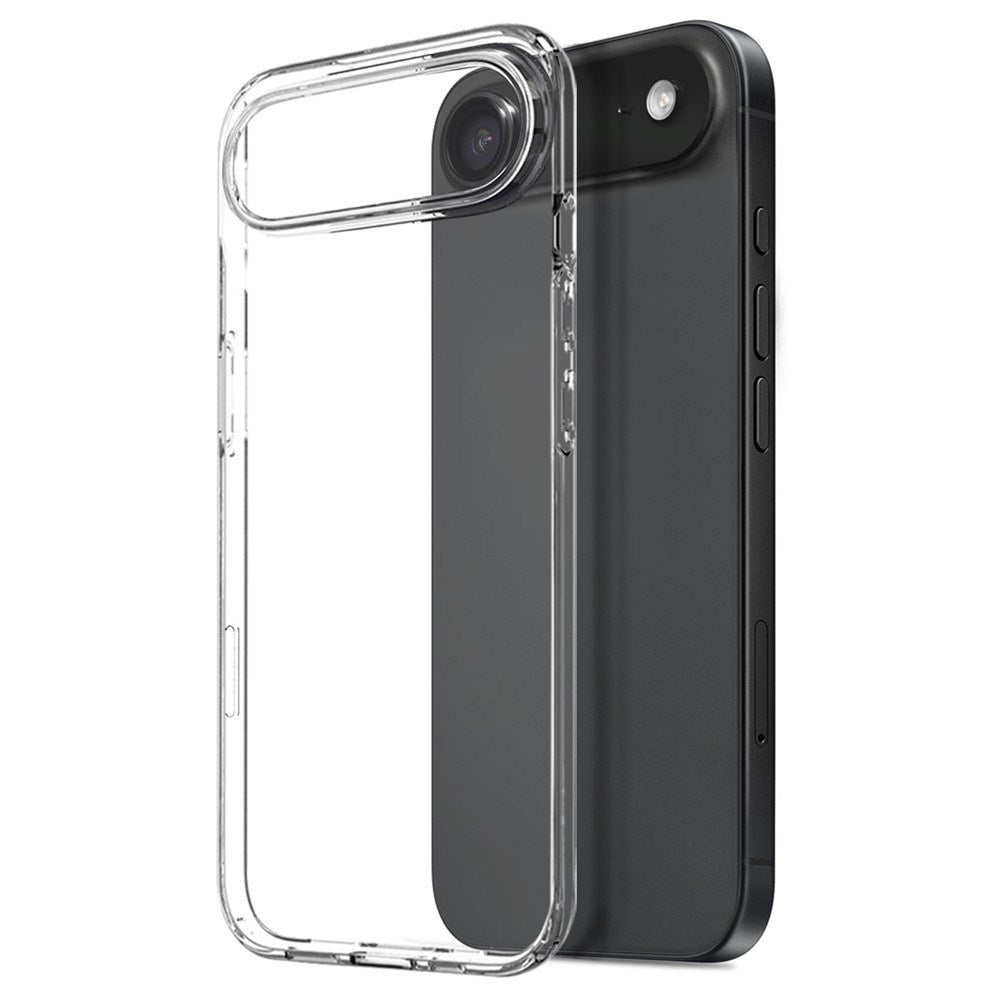 NORTHJO iPhone Air 3-i-1 Beskyttelsessæt m. Fleksibelt Plastik Cover / Hærdet Skærmbeskyttelsesglas / Kameralinsebeskyttelsesglas - Gennemsigtig