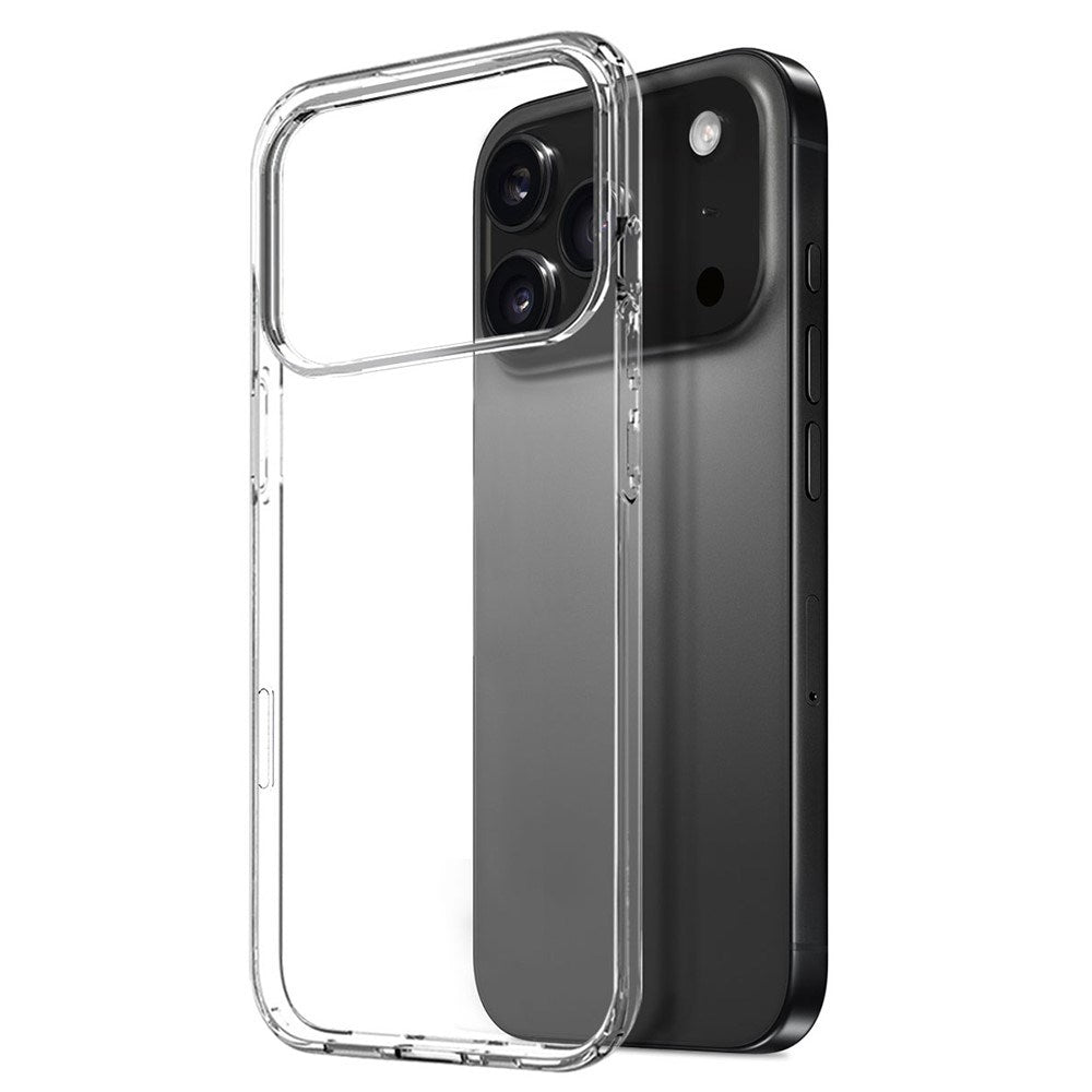 NORTHJO iPhone 17 Pro 3-i-1 Beskyttelsessæt m. Fleksibelt Plastik Cover / Hærdet Skærmbeskyttelsesglas / Kameralinsebeskyttelsesglas - Gennemsigtig