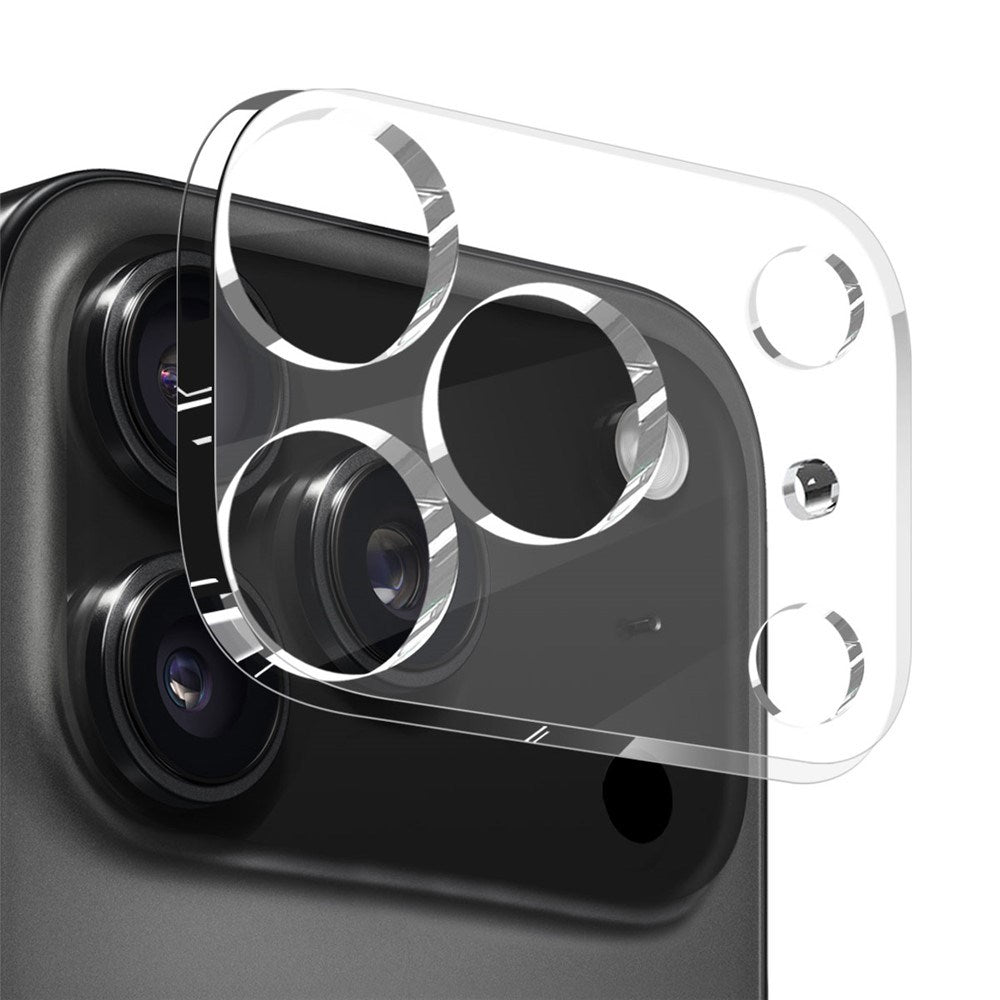 NORTHJO iPhone 17 Pro Max 3-i-1 Beskyttelsessæt m. Fleksibelt Plastik Cover / Hærdet Skærmbeskyttelsesglas / Kameralinsebeskyttelsesglas - Gennemsigtig