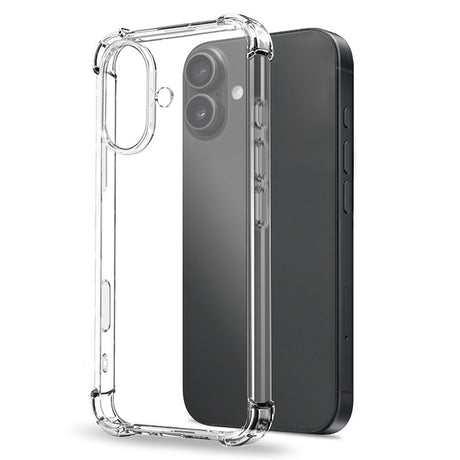NORTHJO iPhone 17 3-i-1 Beskyttelsessæt m. Stødabsorberende Fleksibelt Plastik Cover / Hærdet Skærmbeskyttelsesglas / Kameralinsebeskyttelsesglas - Gennemsigtig