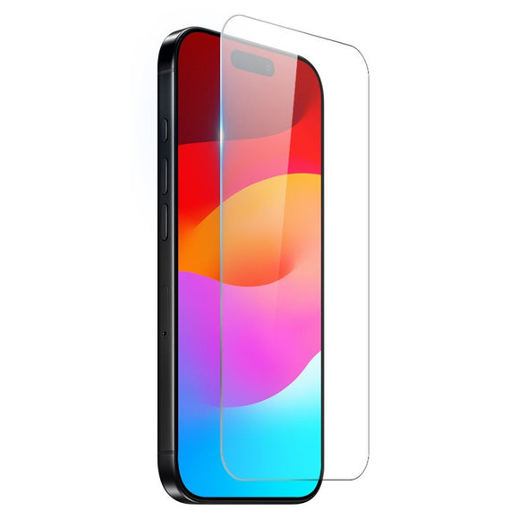 NORTHJO iPhone 17 Pro 2-i-1 Beskyttelsessæt m. Stødabsorberende Fleksibelt Plastik Cover & Hærdet Skærmbeskyttelsesglas - Gennemsigtig