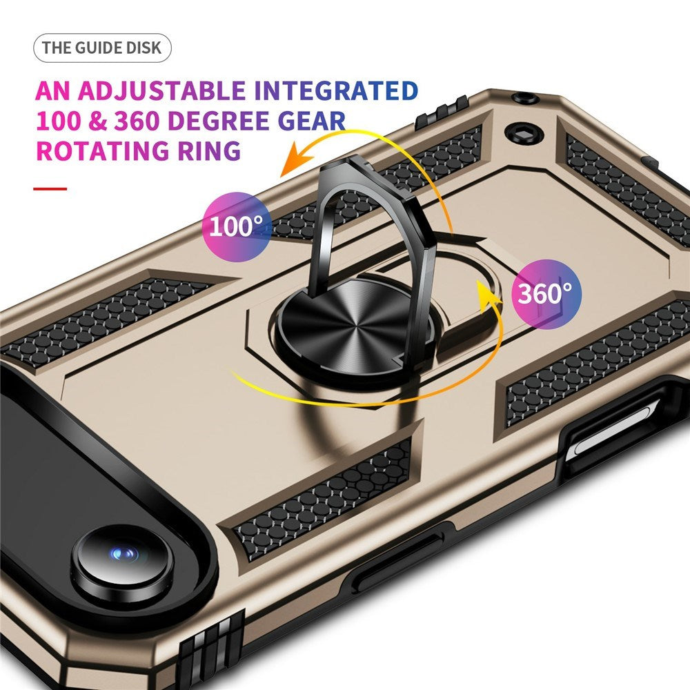 EIDERWOOD iPhone Air Hybrid Håndværker Cover m. Kickstand - Guld