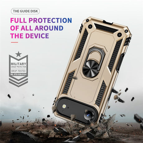 EIDERWOOD iPhone Air Hybrid Håndværker Cover m. Kickstand - Guld