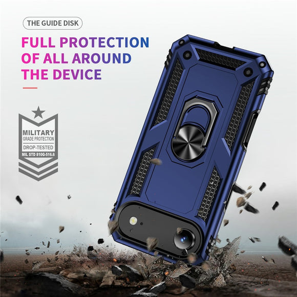 EIDERWOOD iPhone Air Hybrid Håndværker Cover m. Kickstand - Blå
