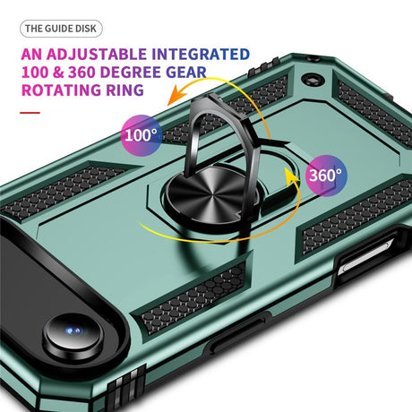 EIDERWOOD iPhone Air Hybrid Håndværker Cover m. Kickstand - Grøn