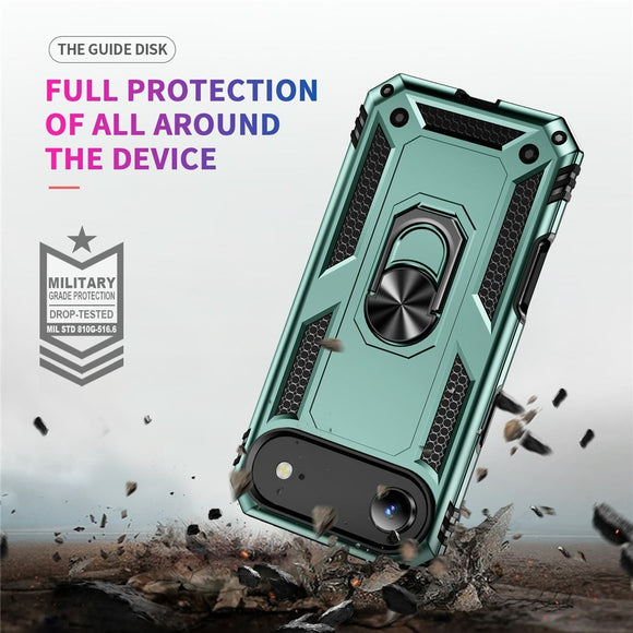 EIDERWOOD iPhone Air Hybrid Håndværker Cover m. Kickstand - Grøn