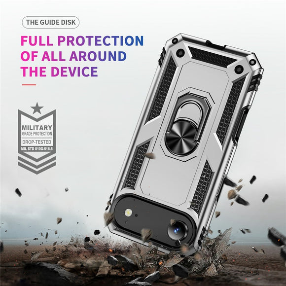 EIDERWOOD iPhone Air Hybrid Håndværker Cover m. Kickstand - Sølv