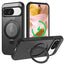 EIDERWOOD Google Pixel 10 / 10 Pro / 9 / 9 Pro Hybrid Cover m. Kickstand - MagSafe Kompatibel - Sort