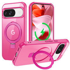 EIDERWOOD Google Pixel 10 / 10 Pro / 9 / 9 Pro Hybrid Cover m. Kickstand - MagSafe Kompatibel - Pink