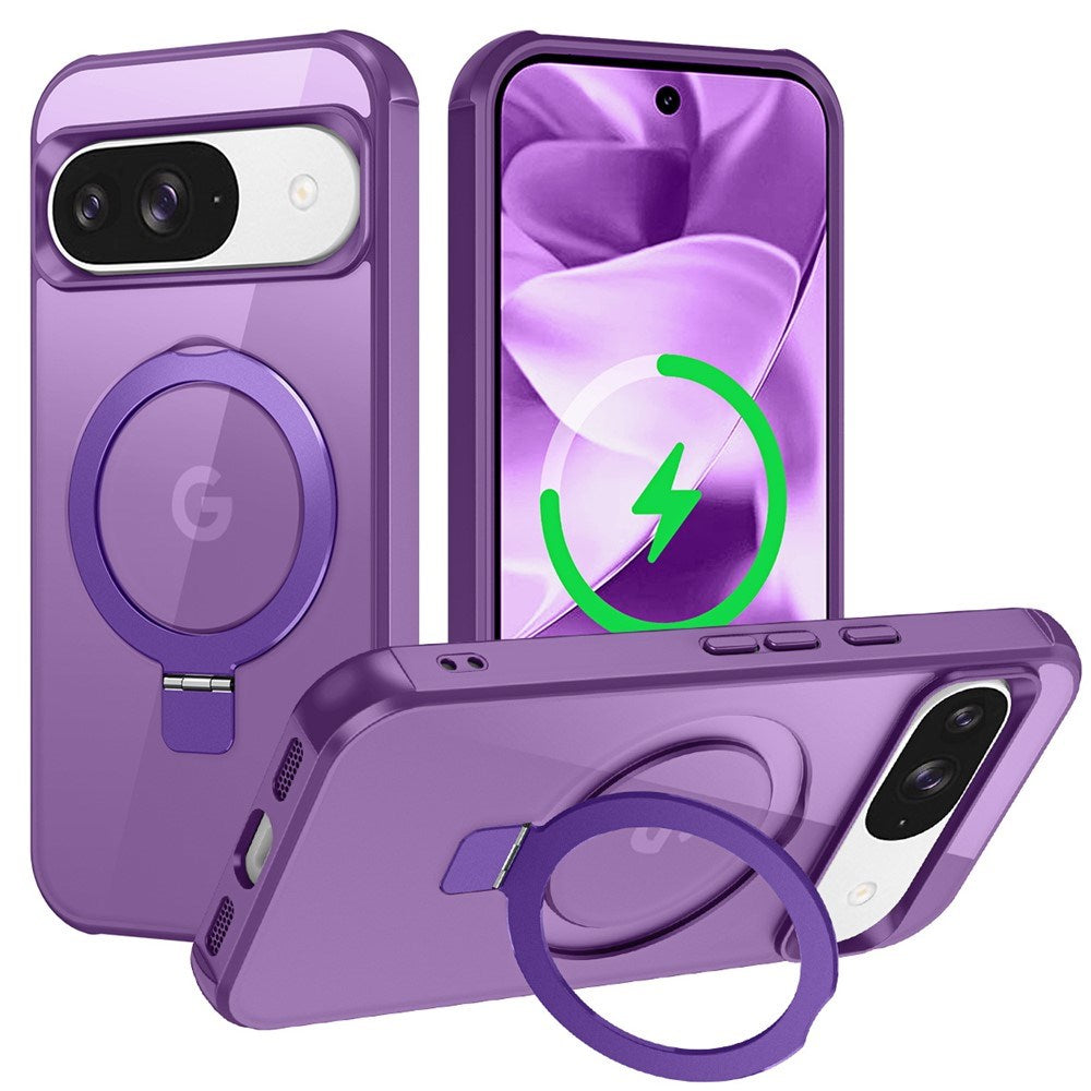 EIDERWOOD Google Pixel 10 / 10 Pro / 9 / 9 Pro Hybrid Cover m. Kickstand - MagSafe Kompatibel - Lilla