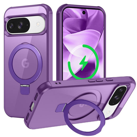 EIDERWOOD Google Pixel 10 / 10 Pro / 9 / 9 Pro Hybrid Cover m. Kickstand - MagSafe Kompatibel - Lilla