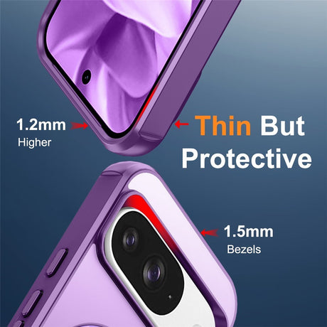 EIDERWOOD Google Pixel 10 / 10 Pro / 9 / 9 Pro Hybrid Cover m. Kickstand - MagSafe Kompatibel - Lilla