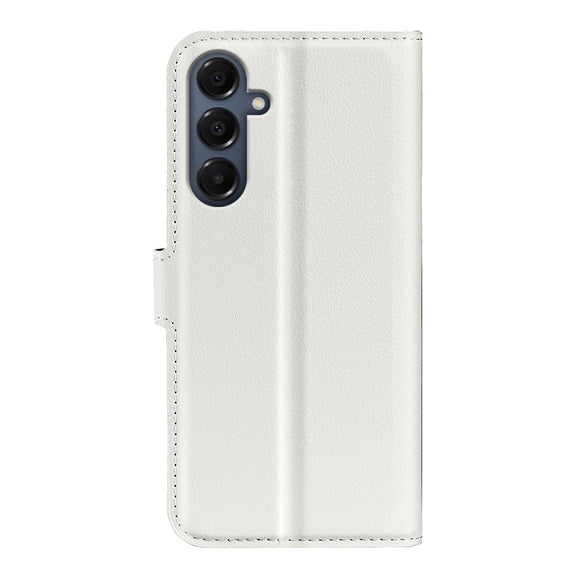 EIDERWOOD Samsung Galaxy A17 (5G) Litchi Kunstlæder Cover m. Pung - Hvid