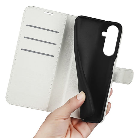 EIDERWOOD Samsung Galaxy A17 (5G) Litchi Kunstlæder Cover m. Pung - Hvid