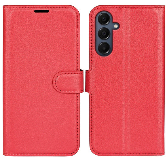 EIDERWOOD Samsung Galaxy A17 (5G) Litchi Kunstlæder Cover m. Pung - Rød
