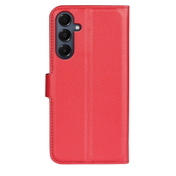 EIDERWOOD Samsung Galaxy A17 (5G) Litchi Kunstlæder Cover m. Pung - Rød