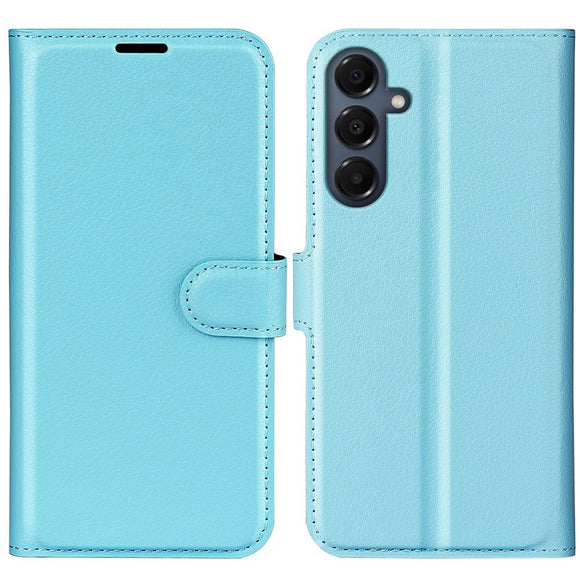 EIDERWOOD Samsung Galaxy A17 (5G) Litchi Kunstlæder Cover m. Pung - Blå